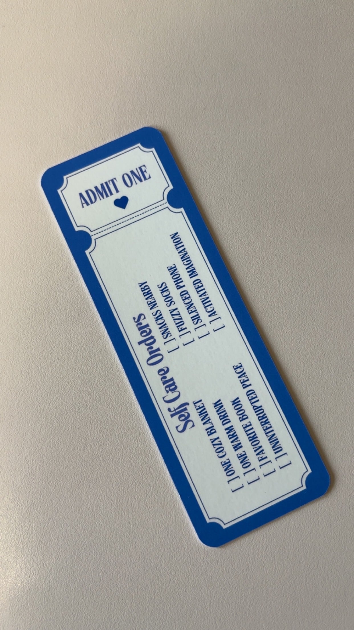 Prescribed Reading Bookmark