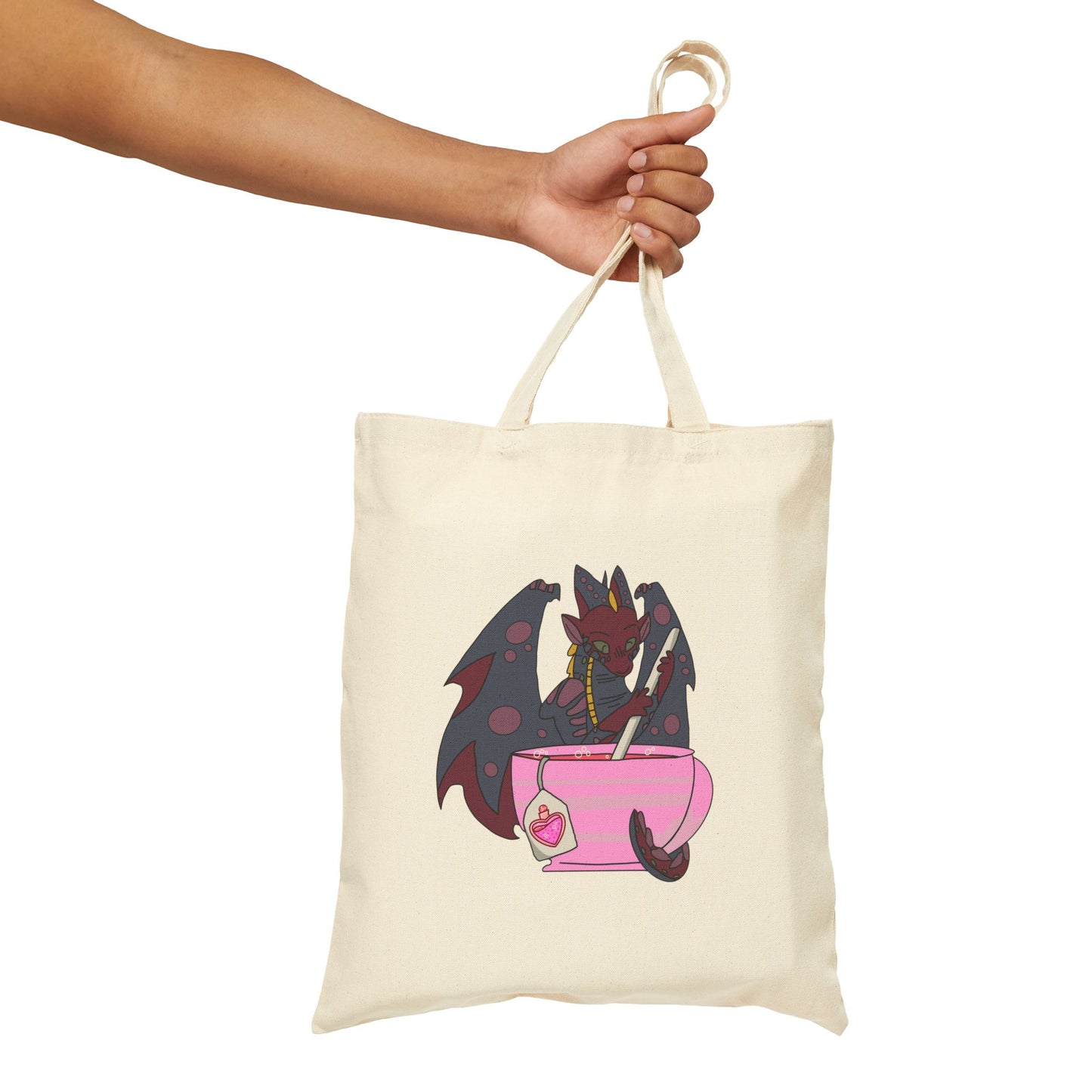 Fueled by Fantasy & Potions Tote Bag - Canvas Shopping Bag for Dreamers