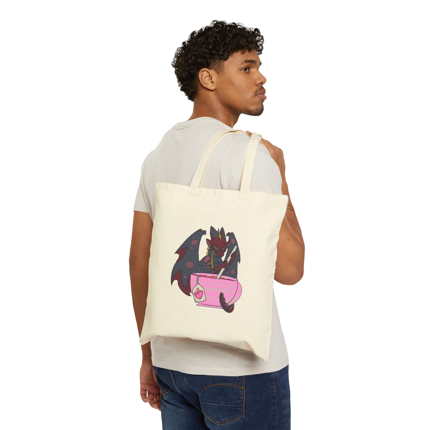 Fueled by Fantasy & Potions Tote Bag - Canvas Shopping Bag for Dreamers