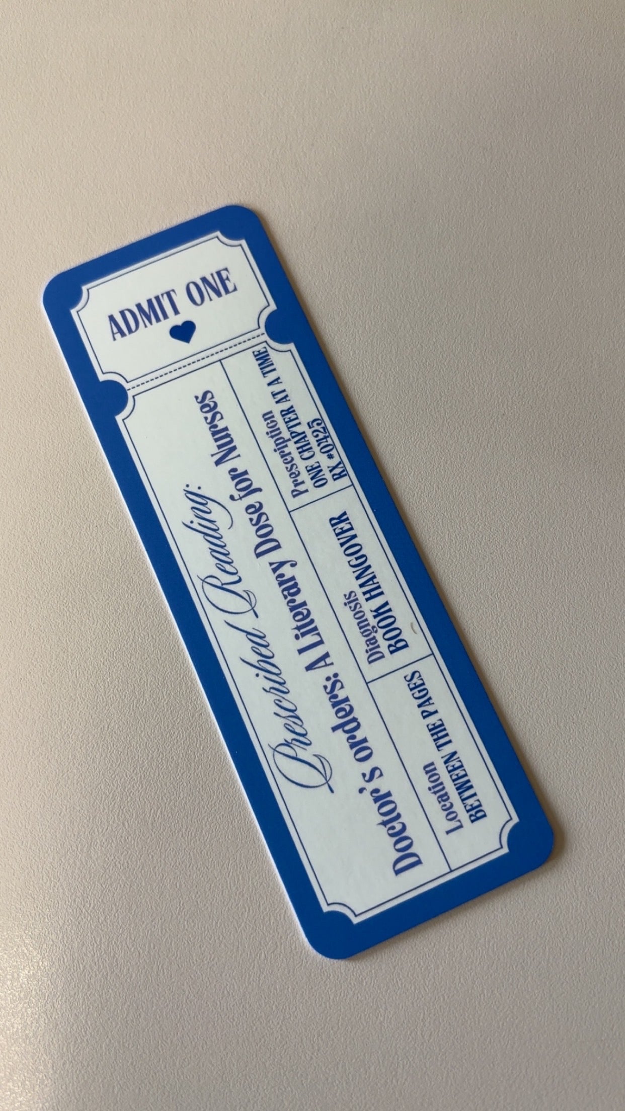 Prescribed Reading Bookmark