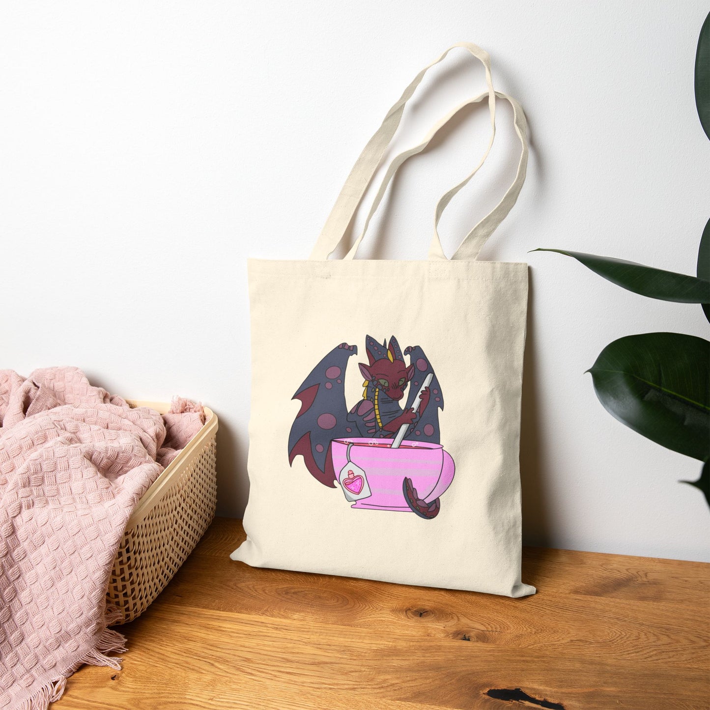 Fueled by Fantasy & Potions Tote Bag - Canvas Shopping Bag for Dreamers