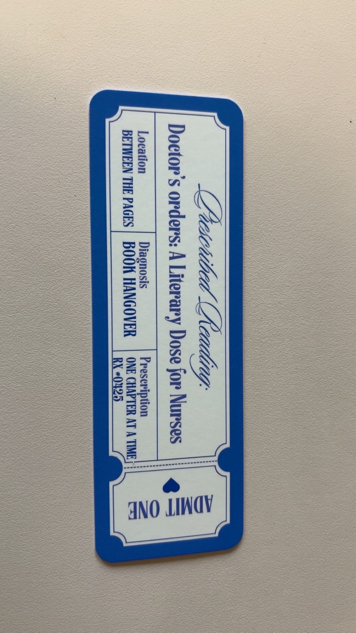 Prescribed Reading Bookmark