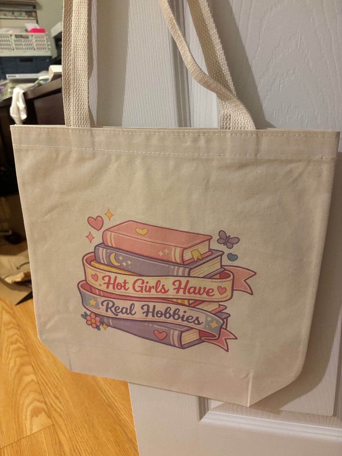 Hot Girls & Real Hobbies Tote Bag