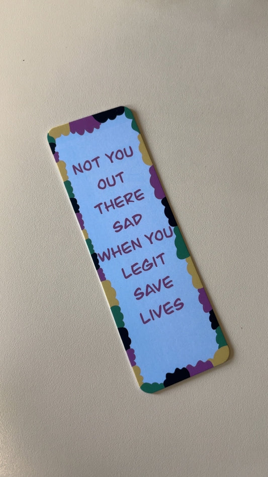Stay Badass Bookmark