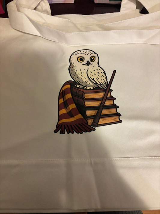 The Wizard’s Library Tote Bag