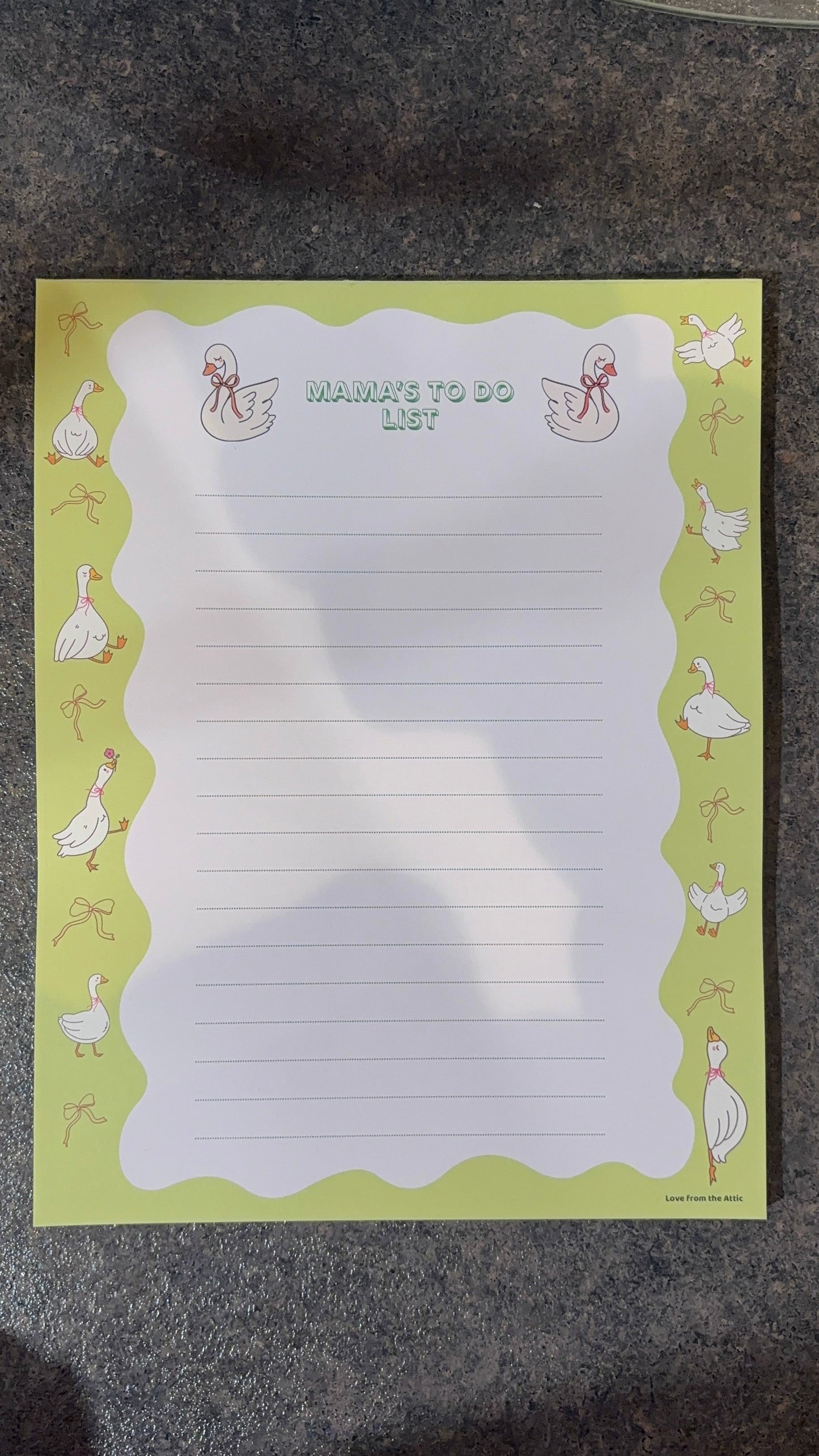 Mama’s To Do List Notepad