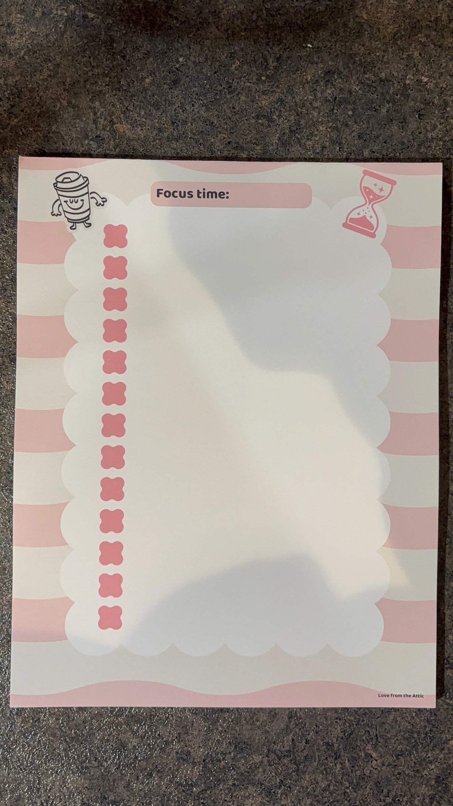 Focus Time Notepad