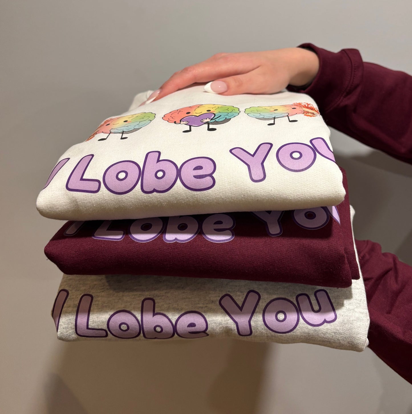 I Lobe You Crewnecks
