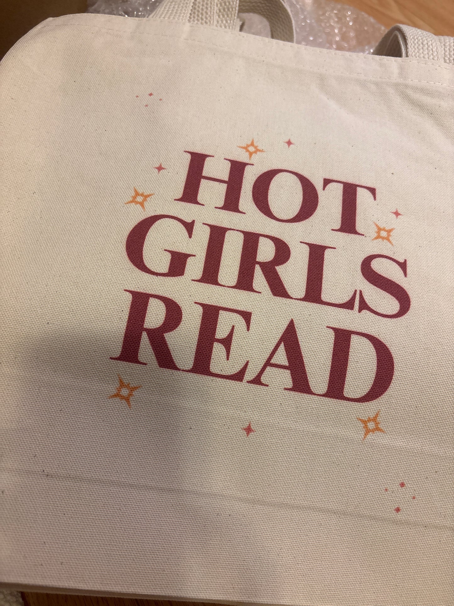 Hot Girls Read Tote Bag