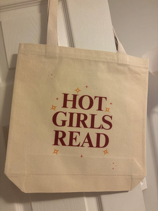 Hot Girls Read Tote Bag