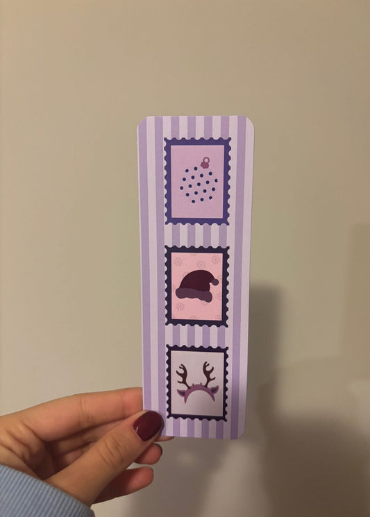 Snowy Plum Bookmark