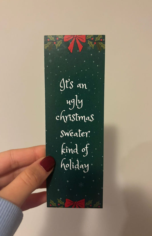 Ugly Christmas Sweater Bookmark