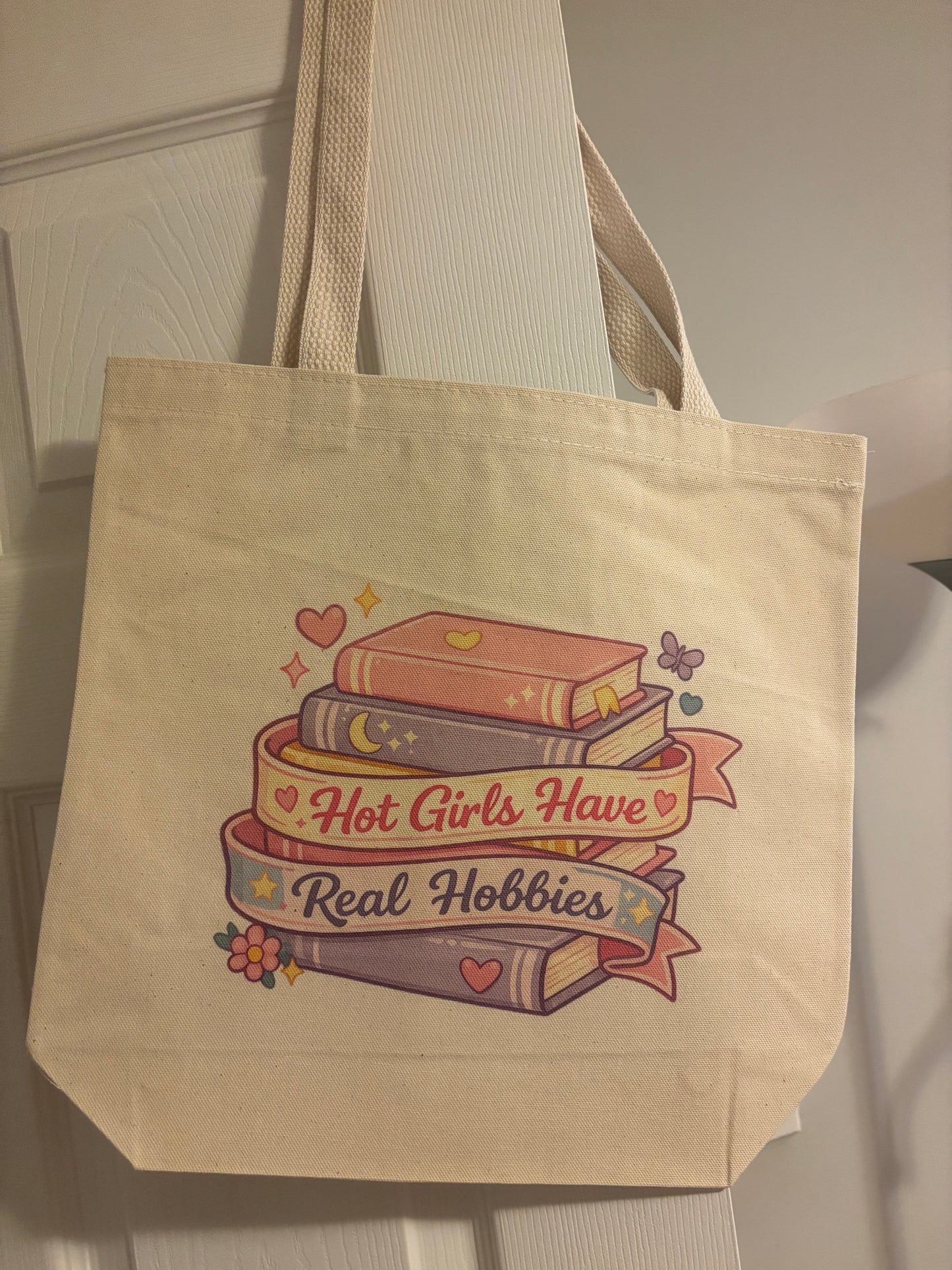 Hot Girls & Real Hobbies Tote Bag