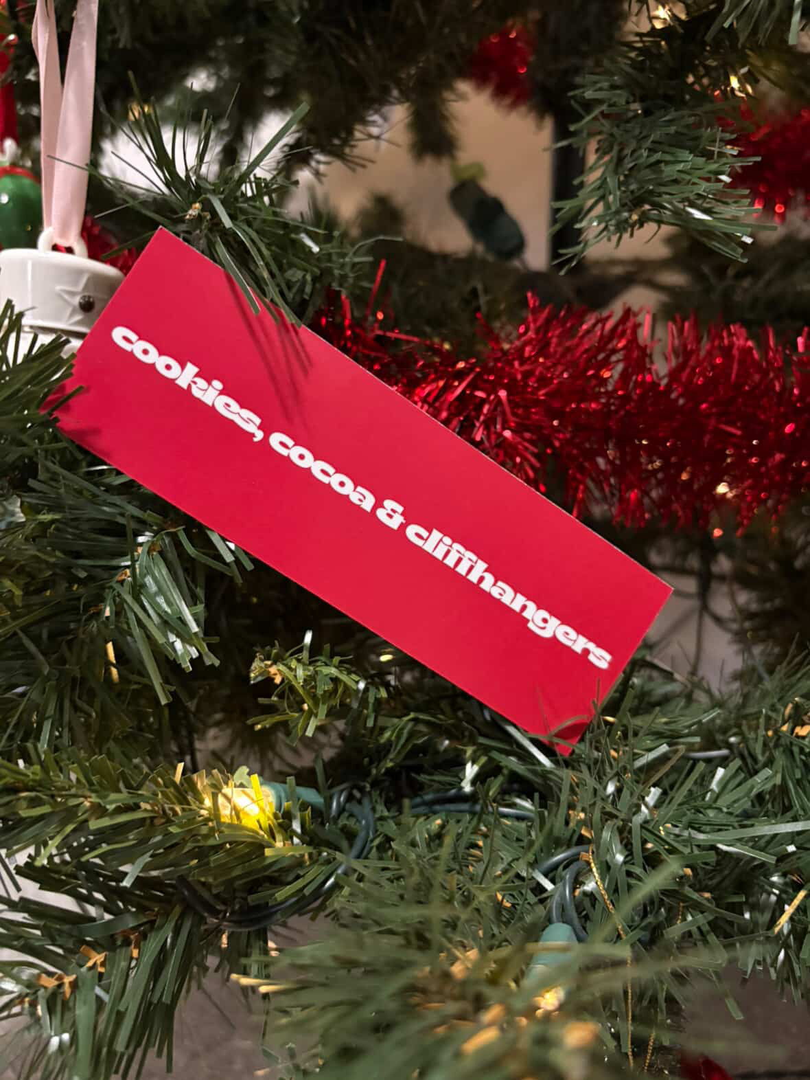 Cookies, Cocoa & Cliffhangers Bookmark