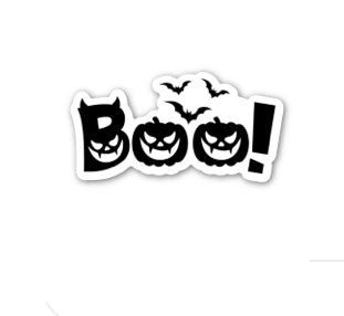 Boo-tiful Sticker