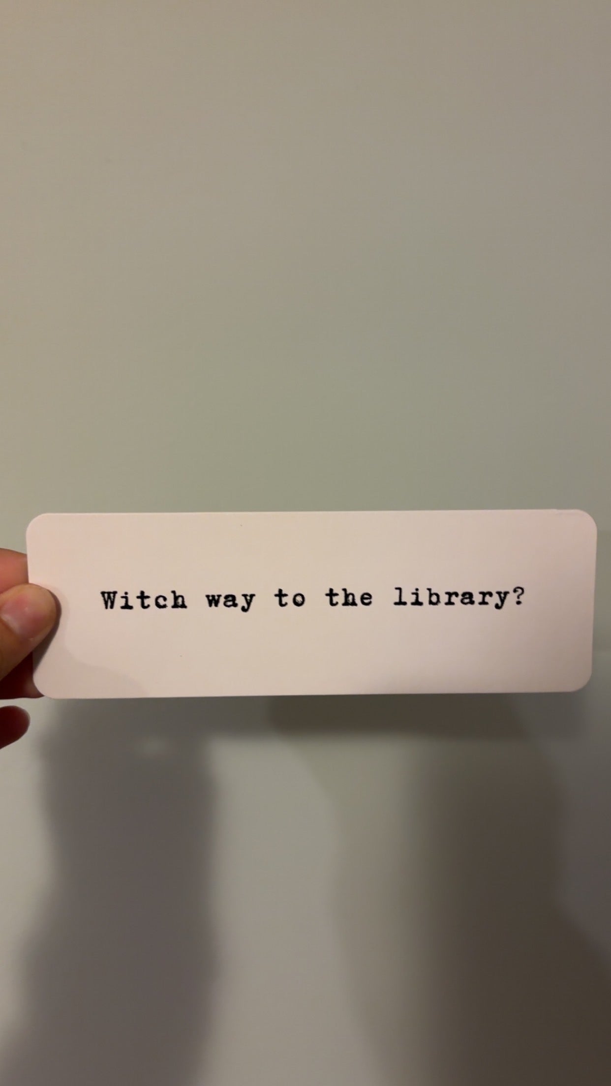 Witch Way Bookmark