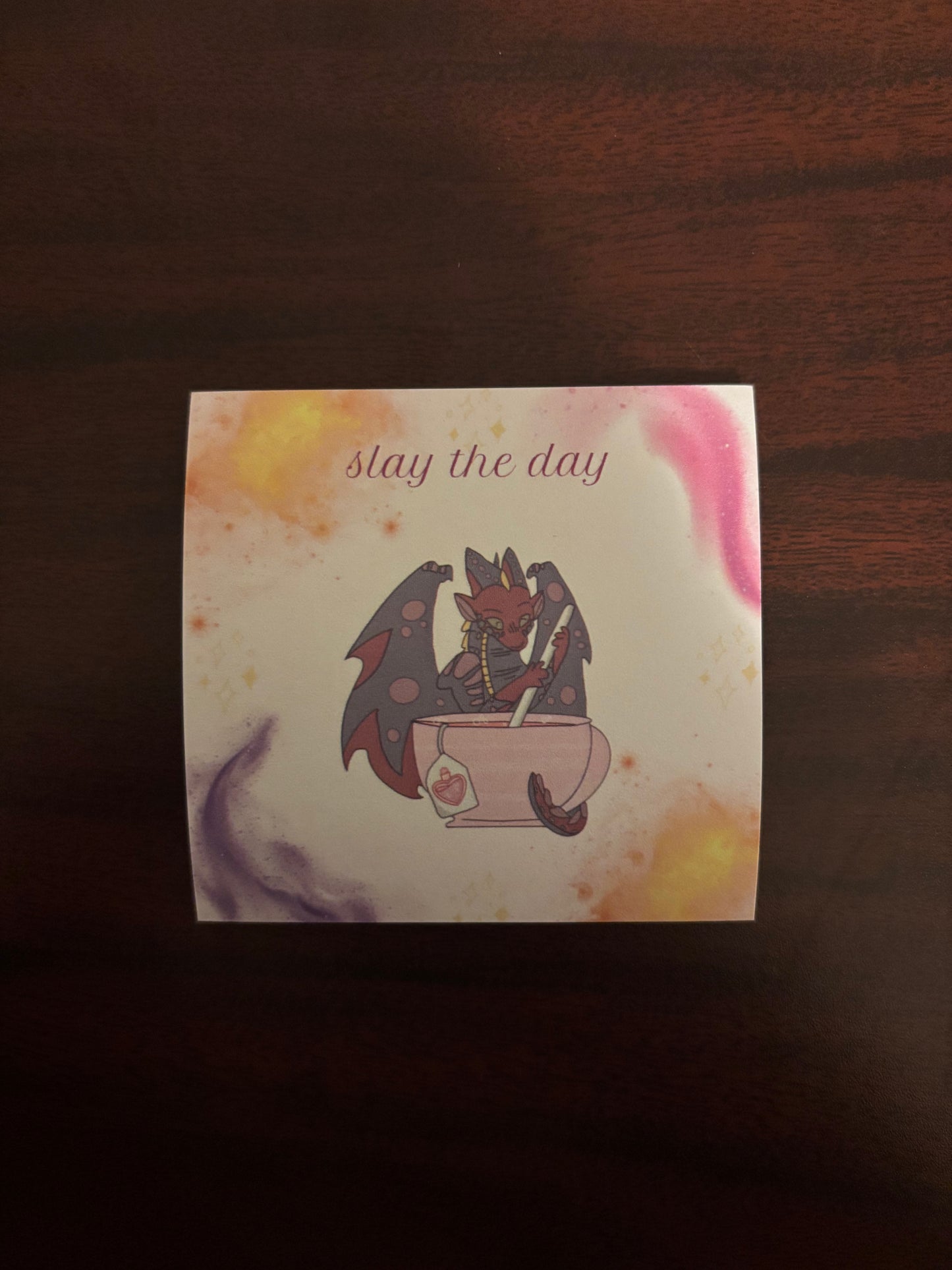 Slay The Day Sticky Notes